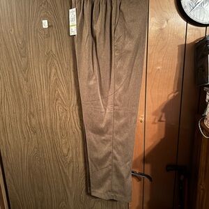 Alfred Dunner Brown Dress Pants